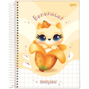 Caderno 01x1 Capa Dura Fluffy 80fls.-124502-45360