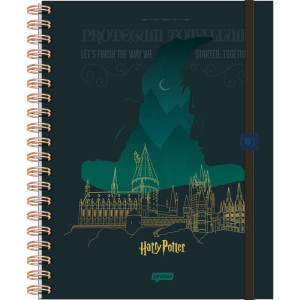 Caderno 01x1 Capa Dura Harry Potter Neo 80fls