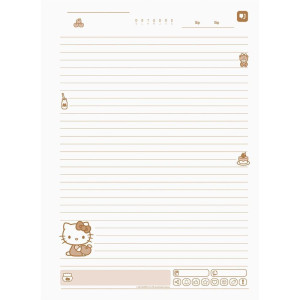 Caderno 01x1 Capa Dura Hello Kitty 80fls.-124462-36006