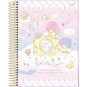 Caderno 01x1 Capa Dura Hello Kitty E Amigos 80fls.-124483-24095