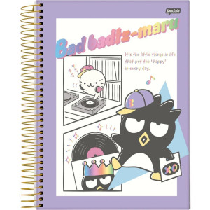 Caderno 01x1 Capa Dura Hello Kitty E Amigos 80fls.-124483-88028