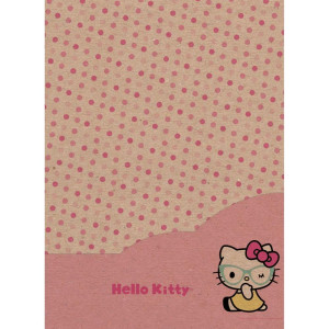 Caderno 01x1 Capa Dura Hello Kitty Kraft 80fls-124479-77836