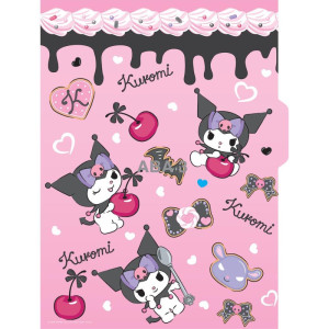 Caderno 01x1 Capa Dura Kuromi Neo 80fls.-124477-18742