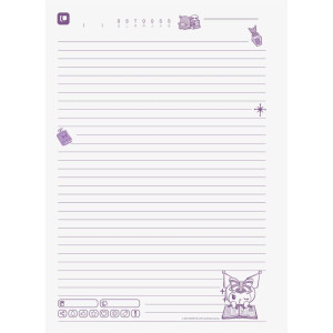 Caderno 01x1 Capa Dura Kuromi Neo 80fls.-124477-70426