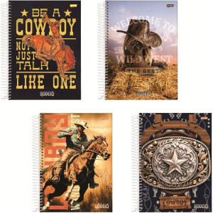 Caderno 01x1 Capa Dura Rodeio 80fls.-124513-21634