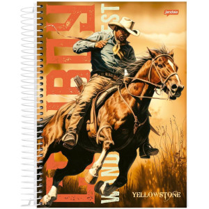 Caderno 01x1 Capa Dura Rodeio 80fls.-124513-45578