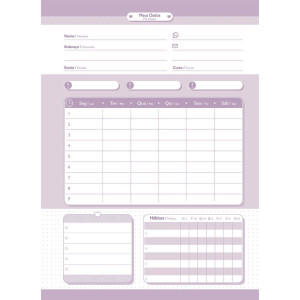 Caderno 01x1 Capa Dura Sweetness 80fls.-124515-54265