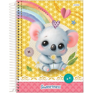 Caderno 01x1 Capa Dura Sweetness 80fls.-124515-63769
