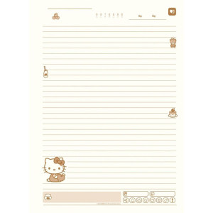 Caderno 10x1 Capa Dura Hello Kitty Kraft 160fls.-124478-32599