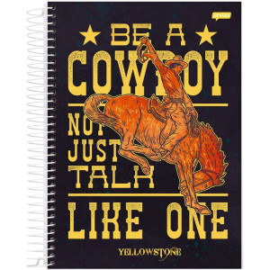 Caderno 10x1 Capa Dura Rodeio 160fls.-124514-38720