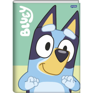 Caderno Brochura 1/4 Capa Dura Bluey 80fls.-124481-75974