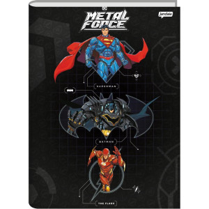 Caderno Brochura 1/4 Capa Dura Liga Da Justica 80fls.-124470-41465