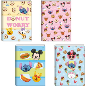 Caderno Brochurao Capa Dura Disney Emoji 80fls.
