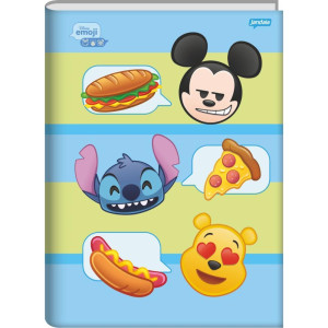 Caderno Brochurao Capa Dura Disney Emoji 80fls.-124472-99363