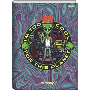 Caderno Brochurao Capa Dura Flow 60fls.-124521-48070