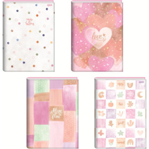 Caderno Brochurao Capa Dura La Creme 80fls.