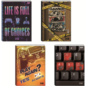 Caderno Brochurao Capa Dura Player 80fls.