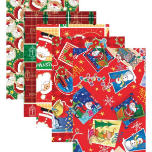 Saco Metalizado De Natal 35x53cm Sortido