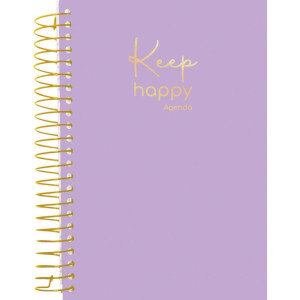 Agenda Permanente Keep Esp Cd 140x200 160fls. Lilas