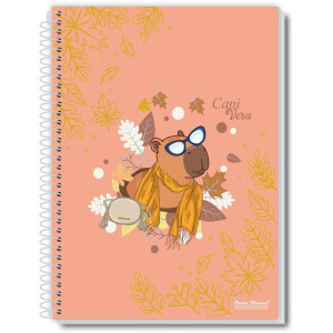 Caderno 10x1 Capa Dura Capivera 160fls.-124154-76761