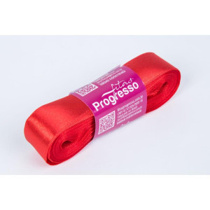 Fita De Cetim 22mm 50m. Vermelho Tomate 1354