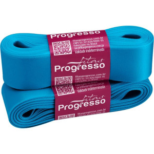 Fita De Cetim 30mm 10m. Azul Medio 1390