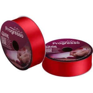 Fita De Cetim 38mm 50m. Vermelho Cereja 2084