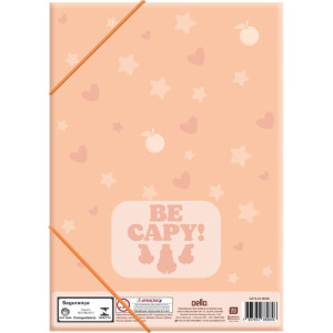 Pasta Aba Elastica Plastica A4 Be Capy Laranja-124559-74319