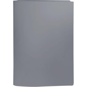 Pasta Classificador Rapido Plastica Com Grampo Cinza