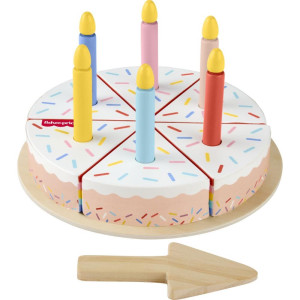 Fisher Price Wood Bolo De Aniversario 14pcs-121316-12521