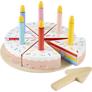 Fisher Price Wood Bolo De Aniversario 14pcs