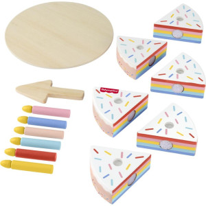 Fisher Price Wood Bolo De Aniversario 14pcs-121316-26272