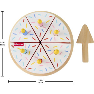 Fisher Price Wood Bolo De Aniversario 14pcs-121316-30768