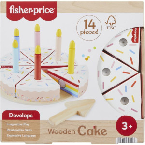Fisher Price Wood Bolo De Aniversario 14pcs-121316-55308