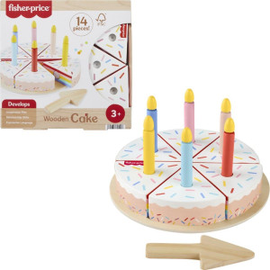 Fisher Price Wood Bolo De Aniversario 14pcs-121316-63707