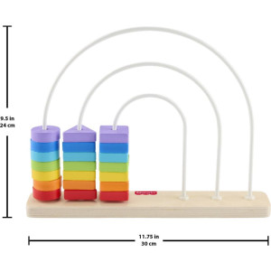 Fisher Price Wood Contando Cores 21pcs-121321-80341
