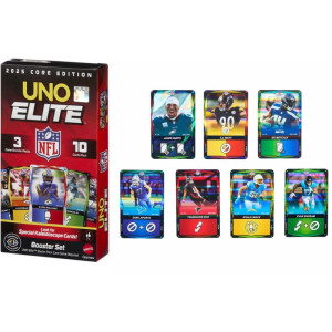 Jogo De Cartas Uno Elite Nfl Booster Set