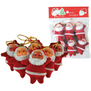 Artigo Para Decoracao Natal Pingente Papai Noel 5cm-124199-57268