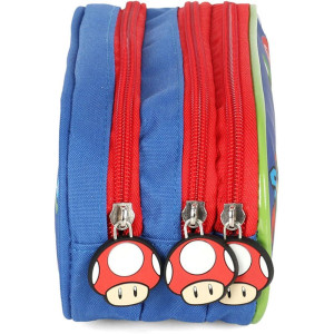 Estojo Triplo Super Mario Bros Azul-119957-81368