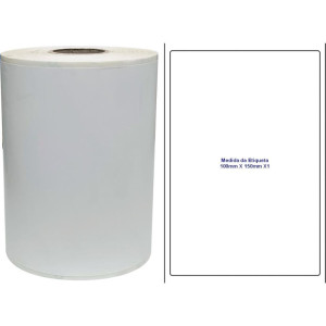 Etiqueta Adesiva Couche 100x150mmx30m C/550etiq