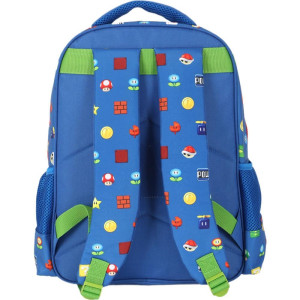 Mochila Infantil Super Mario Bros G Azul-119949-92757
