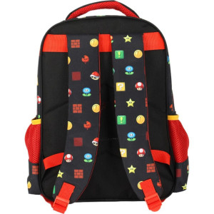 Mochila Infantil Super Mario Bros G Preta-119950-38411