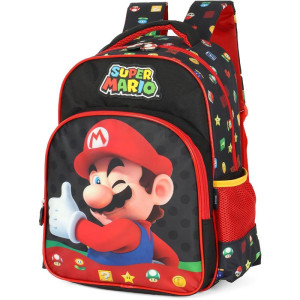 Mochila Infantil Super Mario Bros G Preta-119950-79034