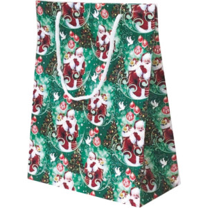 Sacola Para Presente Natal Pequena 14,5x19,5x8cm (s)