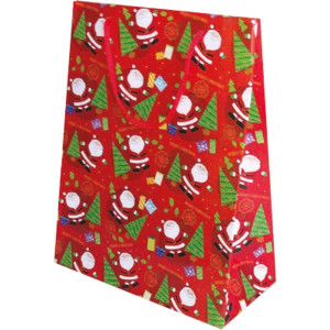 Sacola Para Presente Natal Pequena 14,5x19,5x8cm (s)-124370-87097