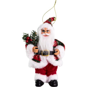 Artigo Para Decoracao Natal Noel Caso Glitter 18cm