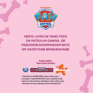 Livro Brinquedo Ilustrado Patrulha Canina Skye De Pano-124657-31644