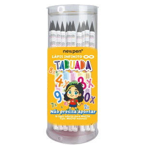 Lapis Preto Redondo Infinito Hb Tabuada