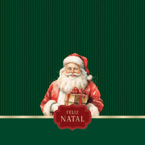 Saco Metalizado 35x55cm Natal Tempo De Celebrar Vm 35x