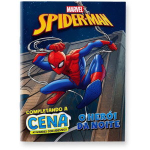Livro De Atividades Completando A Cena Spiderman